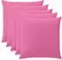 vidaXL Kissenbezug 6 pcs HEERLEN Rosa 65 x 65 cm Polyester