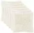 vidaXL Kissenbezug 6 pcs HEERLEN Weiß 35 x 35 cm PV Fleece