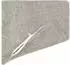 vidaXL Kissenbezug 6 stk. HEERLEN Hellgrau 40 x 40 cm Chenille-Stoff
