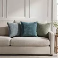 vidaXL Kissenbezug 6 stk. HEERLEN Himmelblau 30 x 30 cm Chenille-Stoff