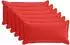 vidaXL Kissenbezug 6 stk. HOUTEN Rot 40 x 70 cm Polyester