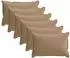 vidaXL Kissenbezug 6 stk. HOUTEN Taupe 30 x 50 cm Polyester