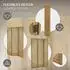 ML-Design Paravent 3-Teilig Kobe Natur Raumteiler 170x121 cm aus Paulownia-Holz