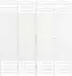 HomCom Room Divider Kiefernholz 160L x 1,5B x 170H cm Weiß
