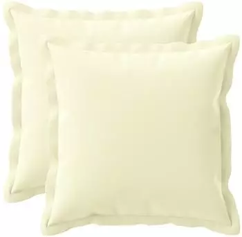 vidaXL Kissenbezug 2 stk. HOUTEN Creme 30 x 30 cm Polyester