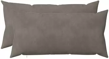 vidaXL Kissenbezug 2 pcs HEERLEN Hellgrau 40 x 70 cm Samt