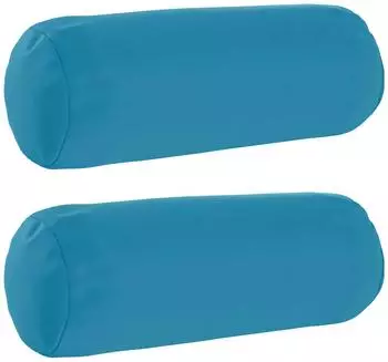 vidaXL Kissenbezug 2 pcs HEERLEN Himmelblau &Oslash; 15 x 40 cm Polyester