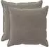 vidaXL Kissenbezug 2 pcs HOUTEN Hellgrau 60 x 60 cm Samt