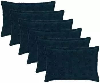vidaXL Kissenbezug 6 stk. HOUTEN Marineblau 50 x 70 cm