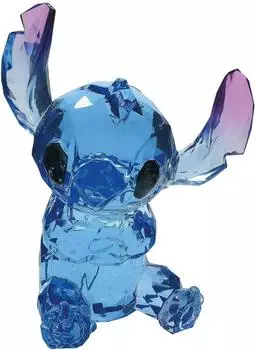 Enesco Facets Stitch Figur, groß, blau, Acryl (6013822)