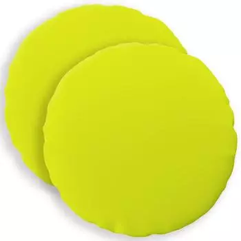 vidaXL Kissenbezug 2 pcs HEERLEN Hellgr&uuml;n &Oslash; 60 cm Polyester