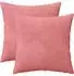 vidaXL Kissenbezug 2 pcs HEERLEN Rosa 40 x 40 cm Samt