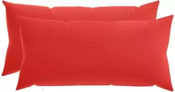 vidaXL Kissenbezug 2 pcs HEERLEN Rot 40 x 70 cm Polyester