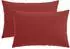 vidaXL Kissenbezug 2 pcs HEERLEN Weinrot 50 x 75 cm Polyester