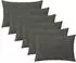 vidaXL Kissenbezug 6 pcs HEERLEN Dunkelgrau 50 x 80 cm Samt