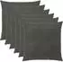 vidaXL Kissenbezug 6 pcs HEERLEN Dunkelgrau 65 x 65 cm Samt