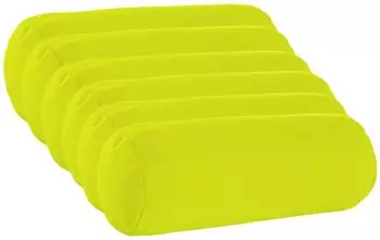 vidaXL Kissenbezug 6 pcs HEERLEN Hellgr&uuml;n &Oslash; 15 x 40 cm Polyester