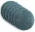 vidaXL Kissenbezug 6 stk. HEERLEN Blau Ø 60 cm Chenille-Stoff
