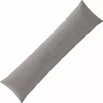 vidaXL Kissenbezug ALMELO Hellgrau 40 x 145 cm Cord