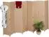 Relaxdays Paravent Holz/Papier Natur Achteilig 170 cm x 320 cm x 2 cm 9,2 kg