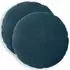 vidaXL Kissenbezug 2 pcs HEERLEN Blau Ø 30 cm Samt