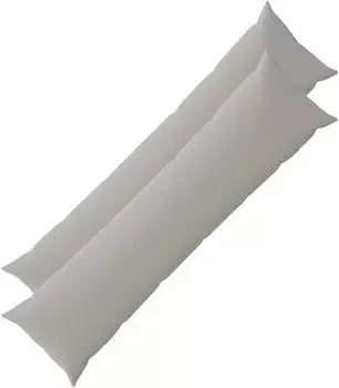vidaXL Kissenbezug 2 pcs HEERLEN Grau 40 x 145 cm Polyester