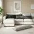 vidaXL Kissenbezug 2 pcs HEERLEN Grau 40 x 145 cm Polyester