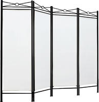 Paravent 180x163cm Flexibel Standfu&szlig; Blickdicht 30&deg;c Waschbar Stabil Innen