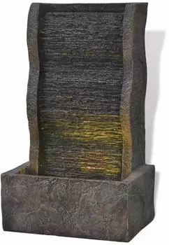 vidaXL Zimmerbrunnen mit LED-Licht 242354