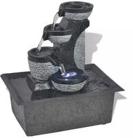 vidaXL Zimmerbrunnen mit LED Polyresin