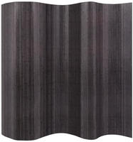 vidaXL Raumteiler Bambus Grau Breite 250 cm H&ouml;he 165 cm