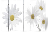 vidaXL Raumteiler klappbar 217x170 cm Blume