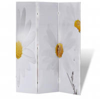 vidaXL Raumteiler klappbar 120 x 170 cm Blume