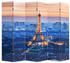 vidaXL Foldable Partition Paris at Night 228 x 170 cm