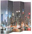 vidaXL Foldable Partition New York at Night 200 x 170 cm
