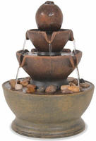 vidaXL Zimmerbrunnen mit Pumpe Polyresin