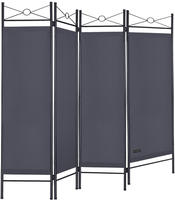 Casaria&reg; Paravent 180x163cm Flexibel Standfu&szlig; Blickdicht 30&deg;c Waschbar Stabil