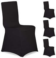 Stuhlhussen, 4er Set, Universeller Stretch Stuhlbezug, Bankettstuhl Dekoration,