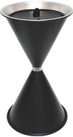SZ Metall 29715 Standaschenbecher schwarz, 1 St.