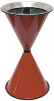 SZ Metall 29716 Standaschenbecher rot, 1 St.
