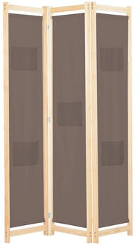 vidaXL Fabric screen (120x170x4cm) broyn