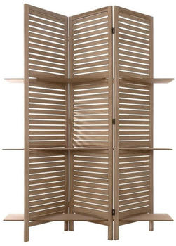 Atmosphera Screen With 3 Shelves Wood