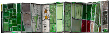 Artgeist Emerald Stained Glass II 225x172cm