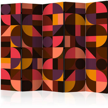 Artgeist Geometric Mosaic (red) II 225x172cm