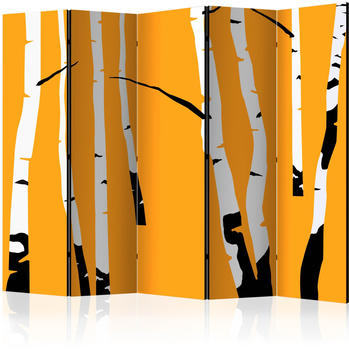 Artgeist Birches On The Orange Background II 225x172cm