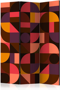 Artgeist Geometric Mosaic (red) 135x172cm