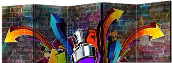 Artgeist Graffiti: Colourful Attack II 225x172cm