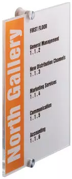 DURABLE Crystal Sign 4825-19