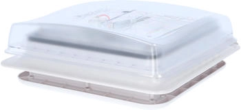 Berger Turbo Vent Dachhaube mit Ventilator 28 x 28 cm 12 V transparent