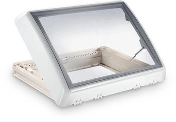 Dometic Midi Heki FL Weiß Mit Kurbel Zwangsbelüftung ZB cremeweiß
